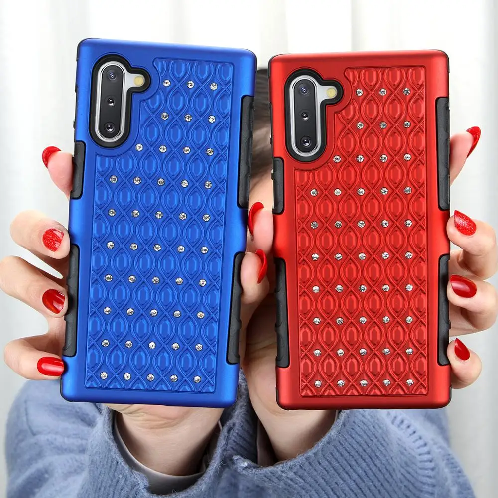 Роскошный Блестящий Алмазный чехол для телефона samsung Note10 Plus M10 A10 A20 A30 мягкая