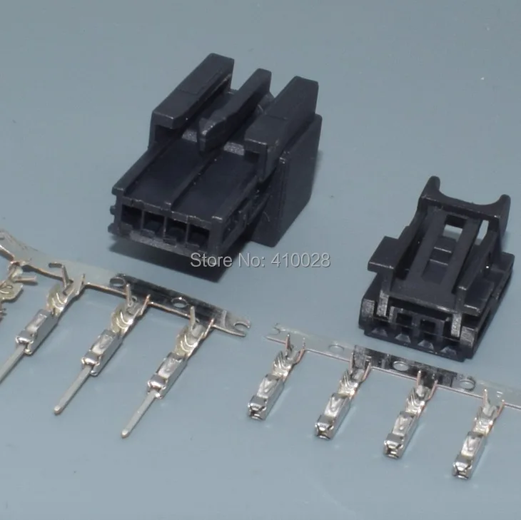 

shhworldsea 4 Pin/Way 0.6mm Male Female Door Lifter Switch Plug Connector For AUDI VW SKODA 8K0 973 754 8K0 972 994