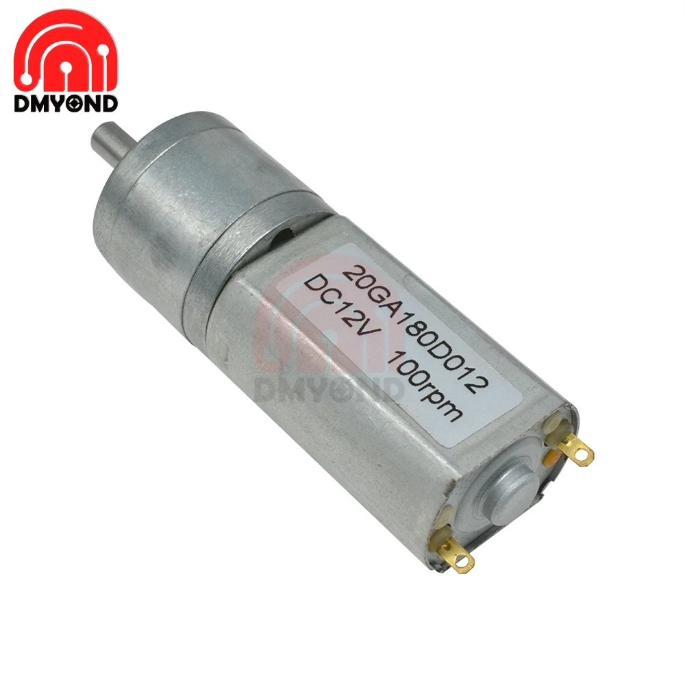 20GA180 DC микро редуктор скорости мотор 12 в с металлической коробкой передач 200 30 100