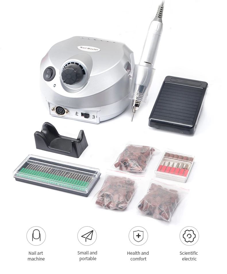 Электрическая дрель для ногтей Аппарат маникюра и педикюра аппаратного пилочка