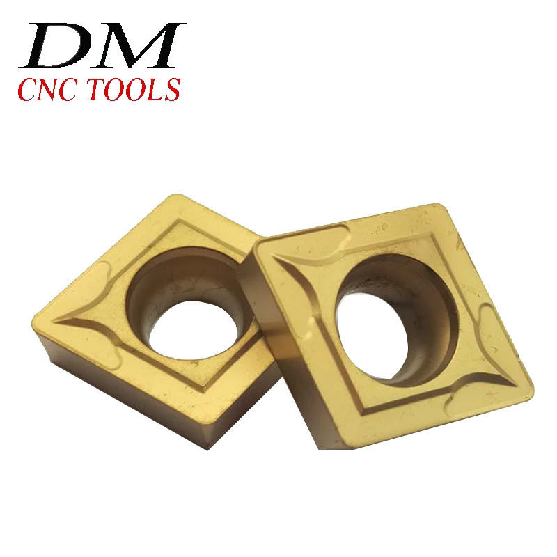 

10pcs Carbide Inserts CCMT120408 UE6020 CCMT432 CNC indexable cutting blades lathe turning tools for steel