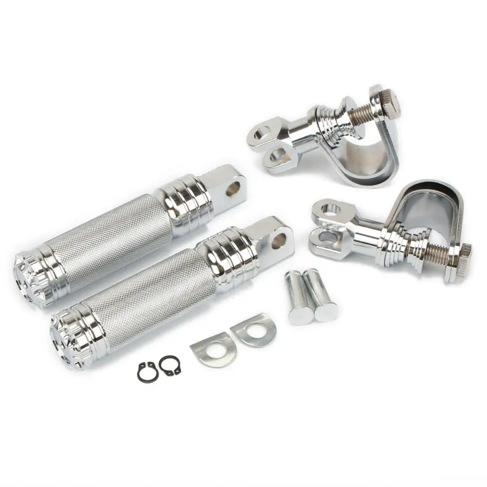 1 пара 1-1,2" мотоциклетные подножки защита двигателя для Harley Dyna Electra Glide CVO FLHT FXDL