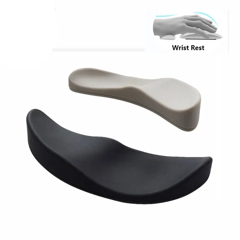 

Эргономичный коврик для мыши, обтекаемый коврик для поддержки запястья, нескользящий Силиконовый гелевый коврик для мыши для офиса и игров...