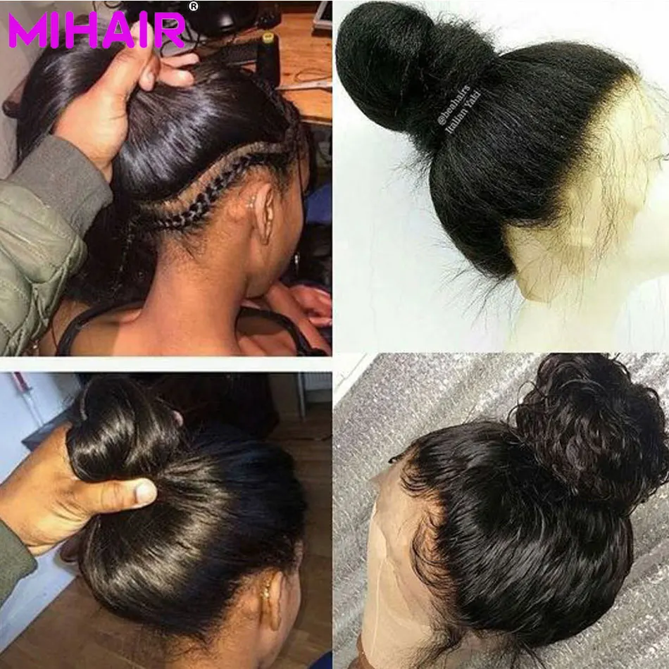 8 26 дюймов 13*4 парик из человеческих волос Remy перуанская волна тела предварительно