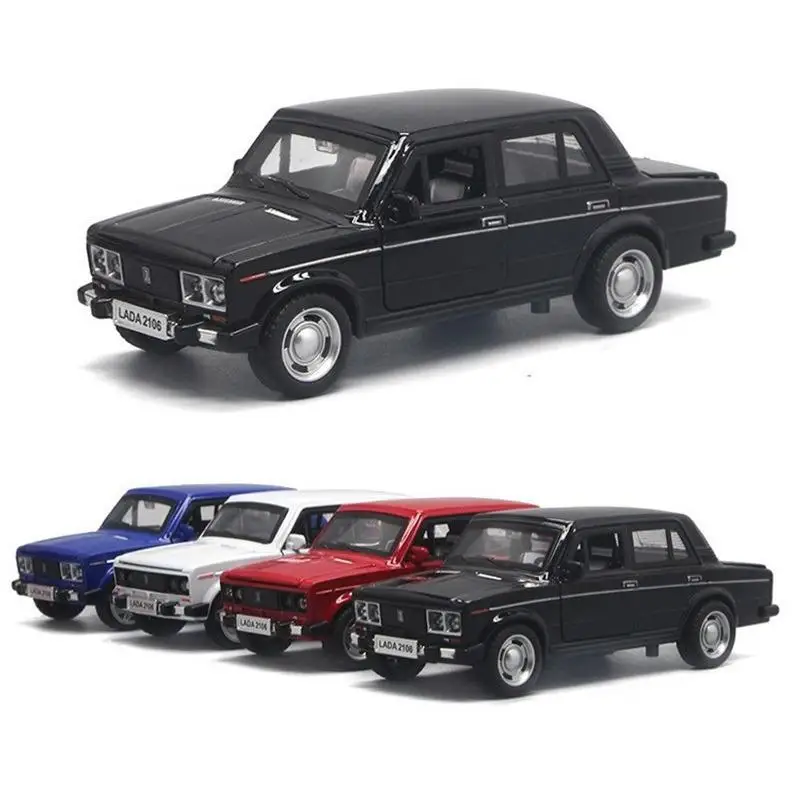 Российская модель Lada 2106 литой металлический автомобиль с дверцей функциональный