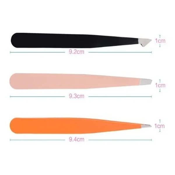 3 шт. пинцет для удаления бровей|Наборы инструментов макияжа| |