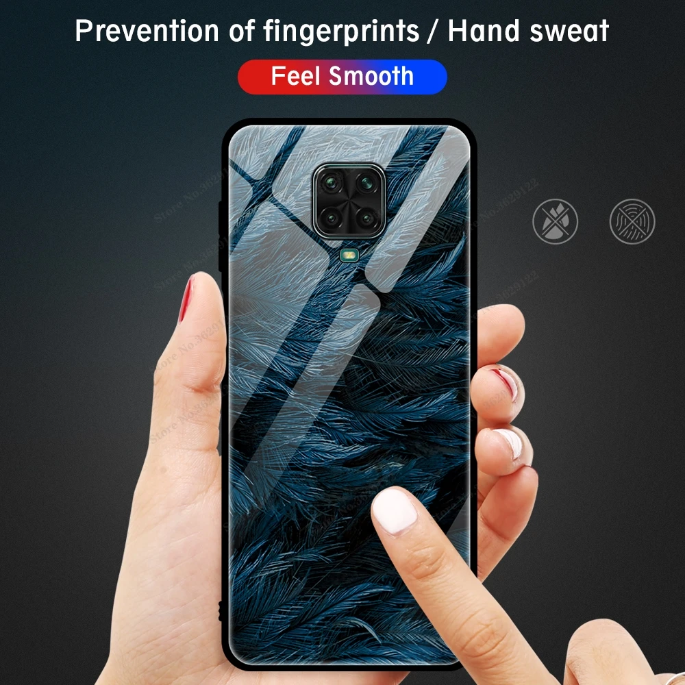 Tempered Glass Case For Redmi Note 11 Pro Plus 5G Case For Xiaomi Redmi Note 10 9 Pro Max Note 9S 10S Shockproof Case Cover Capa