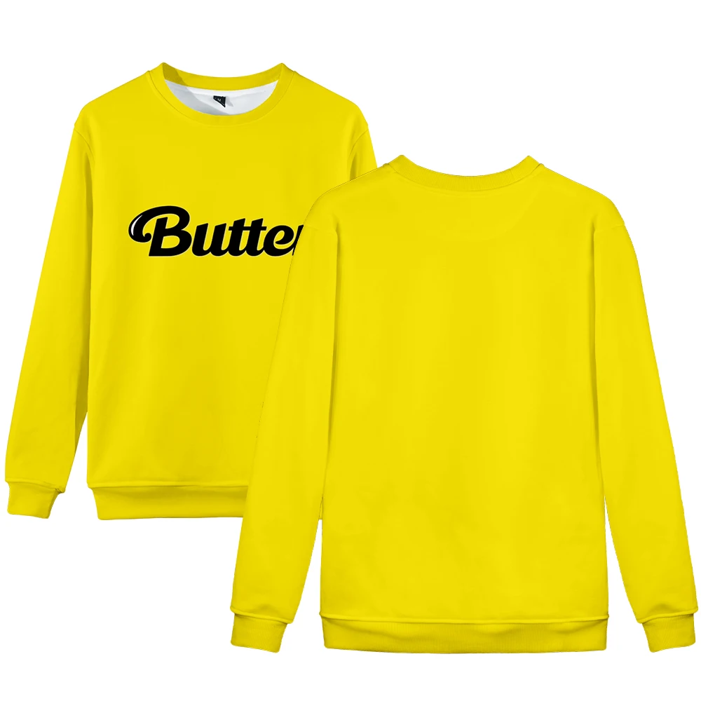 

Luxury Brand album Butter Sweatshirt Women 3D print Fashion men Sweatshirts Kpop Clothes O-neck Capless Home wear pullovers