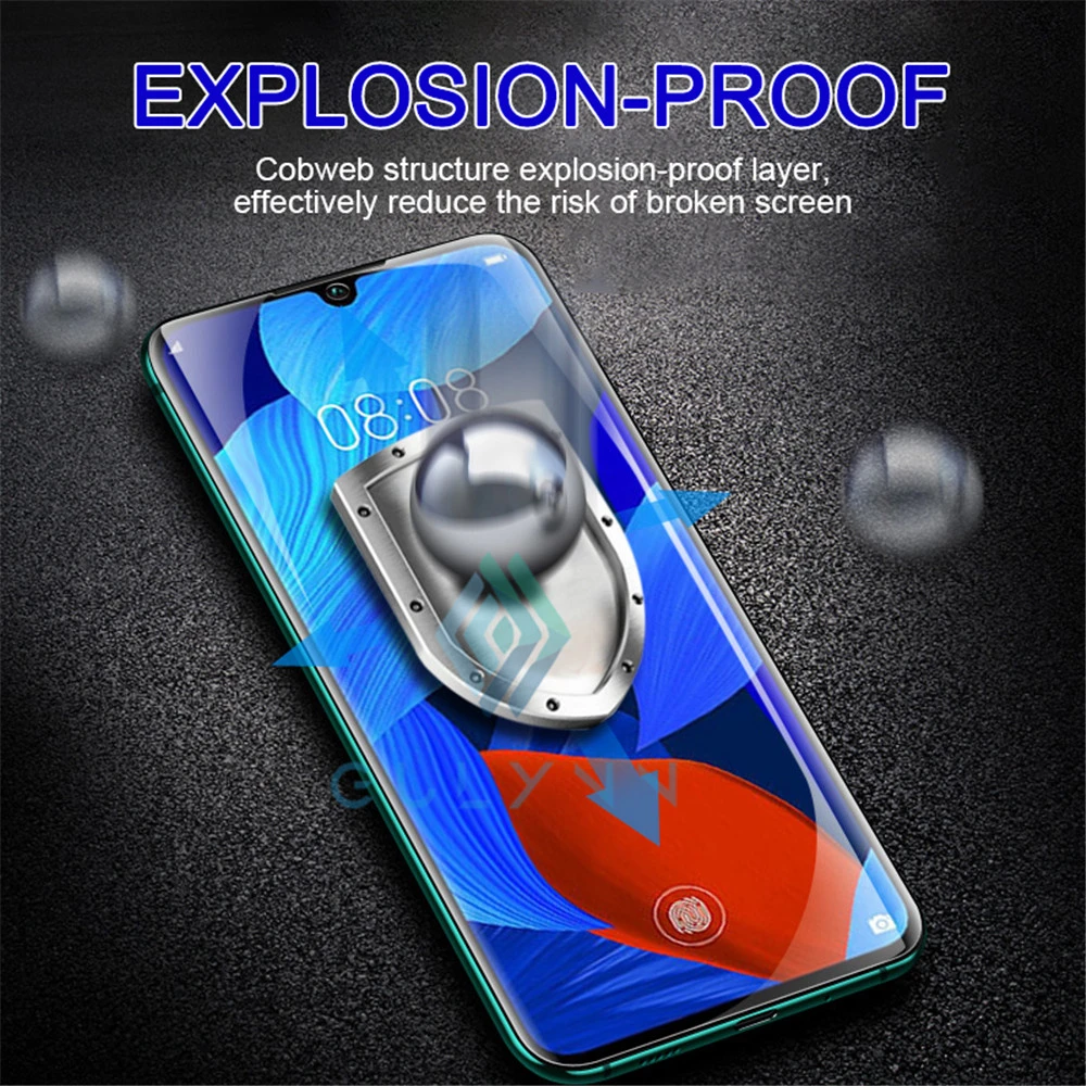 Мягкая Гидрогелевая пленка 2 в 1 40D для Honor 20 9X 10 Lite Pro объектива камеры Защитное