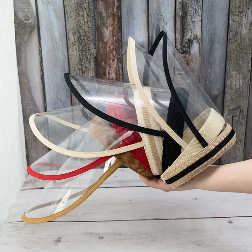 Практичная пустая верхняя крышка прозрачная Солнцезащитная шляпа с УФ защитой