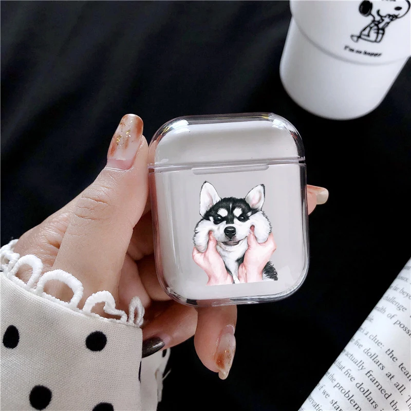 dog Чехол Marvel с изображением Капитана Америки, супергероя, чехол для Apple Airpods, Человека-паука, милый беспроводной Bluetooth чехол для наушников - Цвет: dog