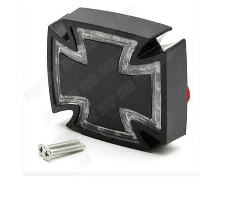 Черный Мальтийский светодиодный задний фонарь стоп-сигнал для Kawasaki Vulcan Classic VN 400