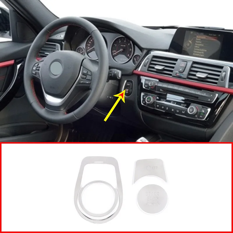 Для BMW 12 3 4 серии 3 серия F20 F21 F45 F46 F30 F31 F34 F32 F33 F36 кнопка переключения включения и остановки двигателя автомобильные аксессуары
