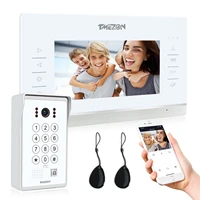 tuya tmezon 7 inch wireless wifi smart ip video door phone intercom system with 21080p ip monitor 1 rainproof doorbell camera