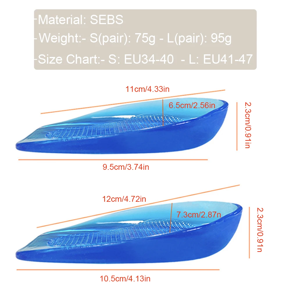 

1pc X/o Leg Correctionheel Wedge Silicone Insoles Supination And Pronation Corrector Shoes Insert For Leg Orthopedic Insole