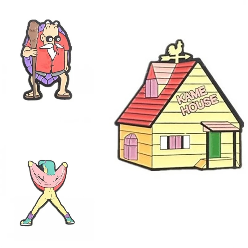 Металлическая брошь Гоку мутен Роши булма Драконий жемчуг Z значки для рюкзака