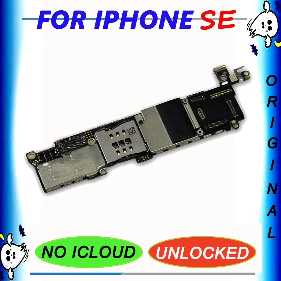 16G 32G 64G материнская плата для оригинального iPhone SE 5 se разблокированная без Touch ID IOS