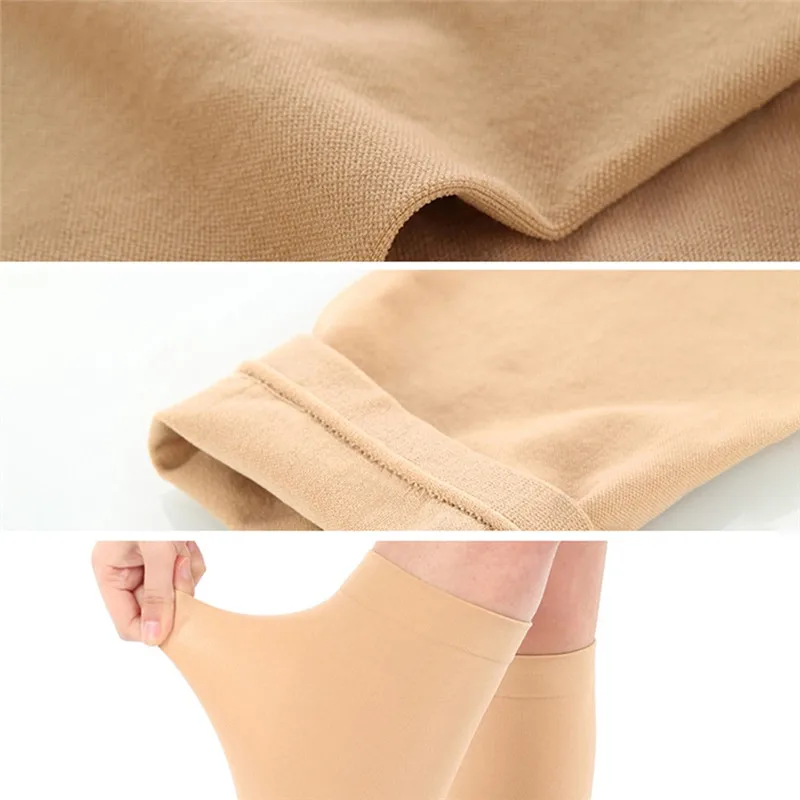 

1 Pair Compression Leg Sleeve Relieve Varicose Veins Compression Slimming Stovepipe Sport Leg Warmer Women Knee Pads