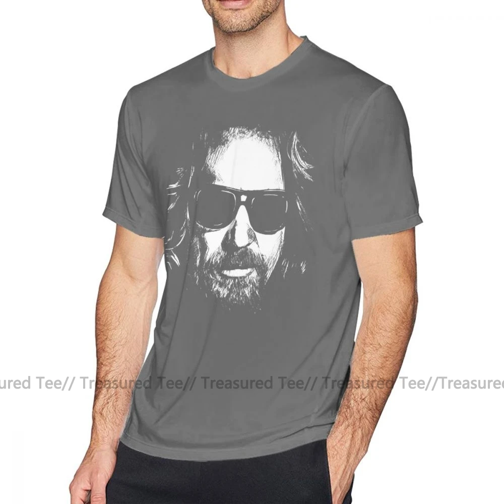 Футболка Big Lebowski футболка с принтом Dude 4xl хлопковая Повседневная коротким