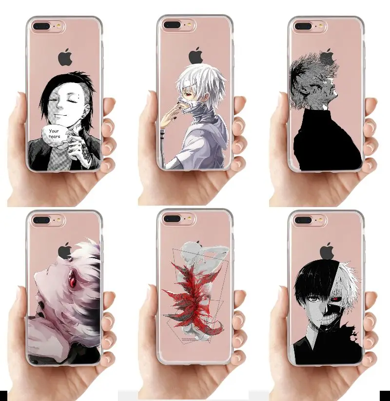 Модные чехлы для телефонов с аниме Токийский Гуль канеки Кен iPhone 6 7 8 Plus X 11 12pro Mini MAX