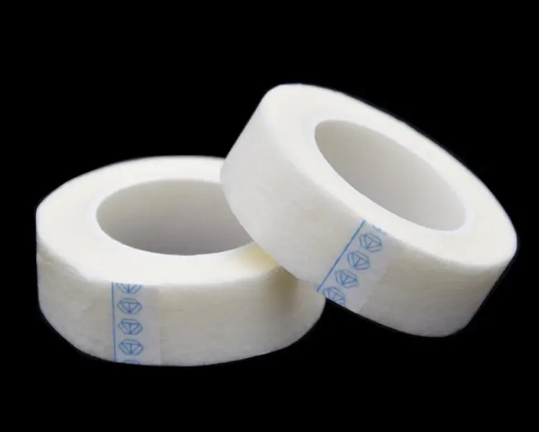 10 рулонов волокно для наращивание ресниц Professional Free Eye Pads белая лента под глазами