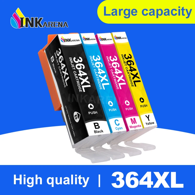 Совместимый чернильный картридж 364XL 364 для принтера HP364 xl Photosmart 5520 5524 6510 6520 B109 B110 B209