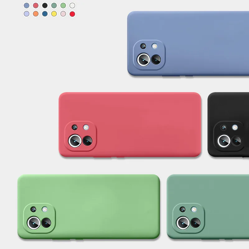 

2 in 1 For Xiaomi mi 11 Lite mi11 Lite mi 11Lite Case Liquid Silicone Soft Camera Protector Cover mi 11 Lite mi11 Lite mi 11Lite
