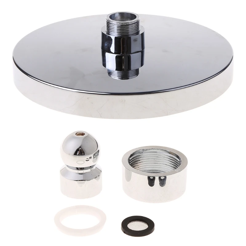 

Насадка для душа, светодиодный круглый светильник из нержавеющей стали, 8 дюймов, RGB