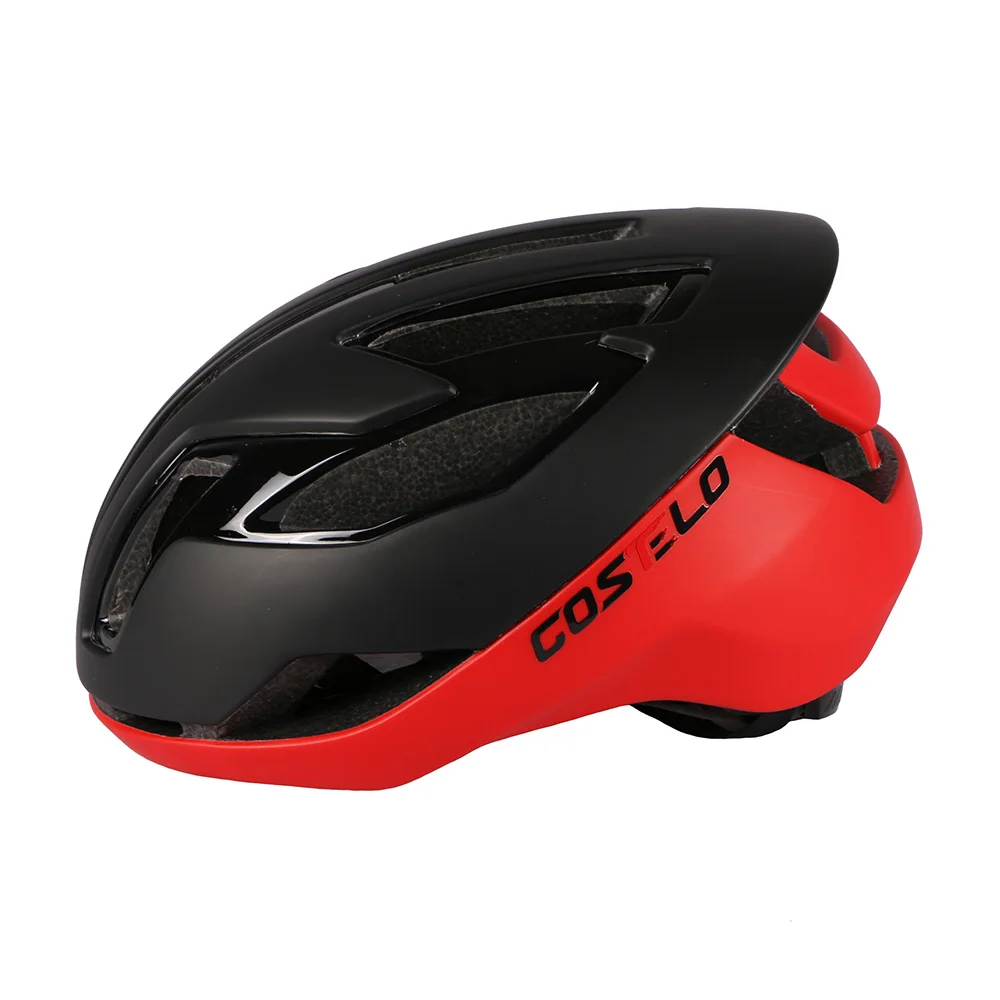 black red Costelo велосипедный шлем MTB дорожный велосипедный шлем велосипед Сверхлегкий шлем casque de velo casco da bici casco безопасный для мужчин и женщин - Цвет: black red
