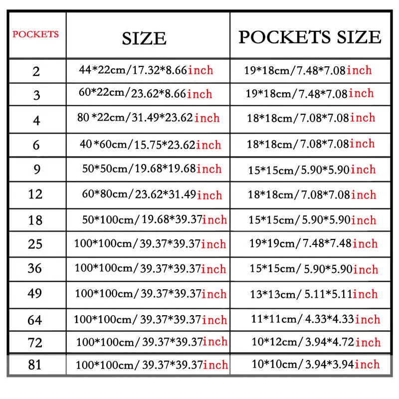 

9/18/36/64 Pockets Green Grow Bags Planter Vertical Garden Vegetable Living Garden Bag Seedling Wall Hanging Plant Growing Bags