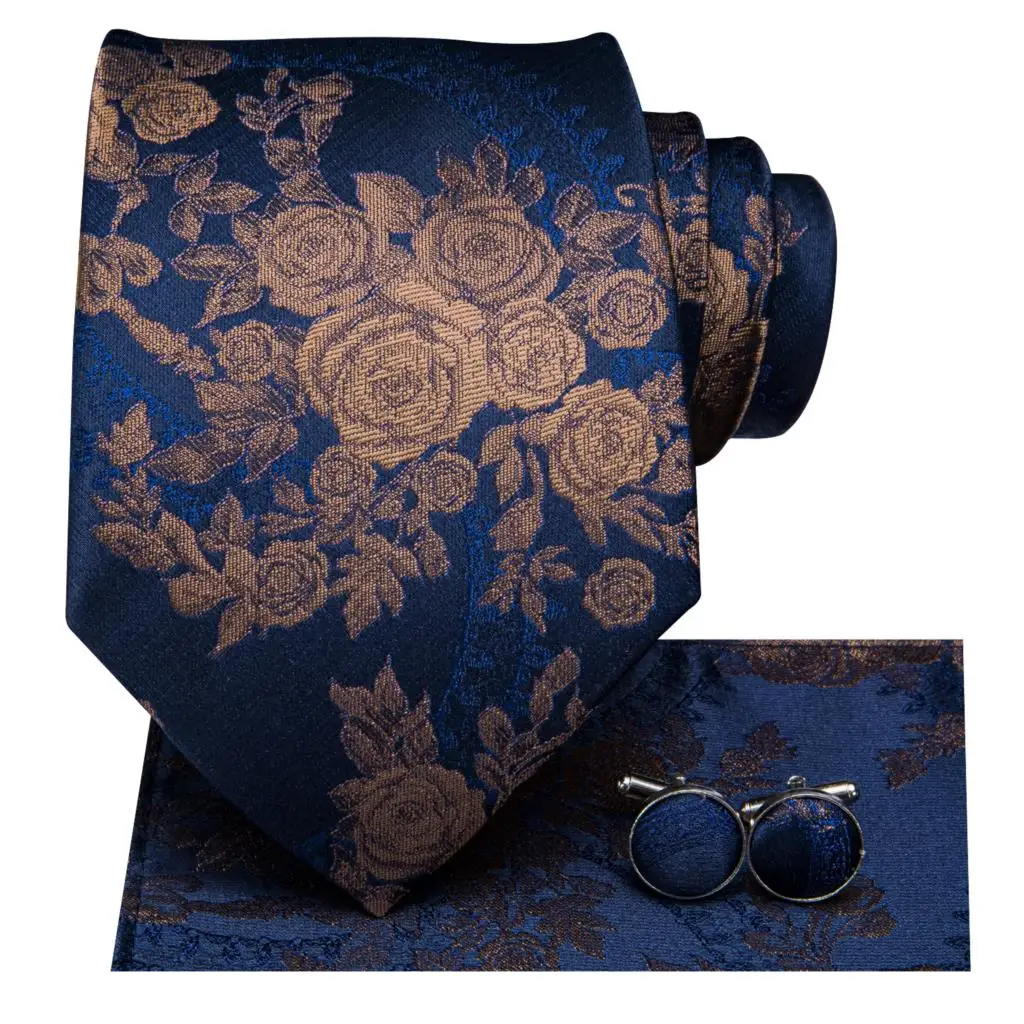 Hi-Tie Роскошные Цветочные Пейсли галстуки для мужчин мужские Desigenr красный зеленый снег Галстуки для рождества взрослый шелковый галстук Hanky запонки галстук набор