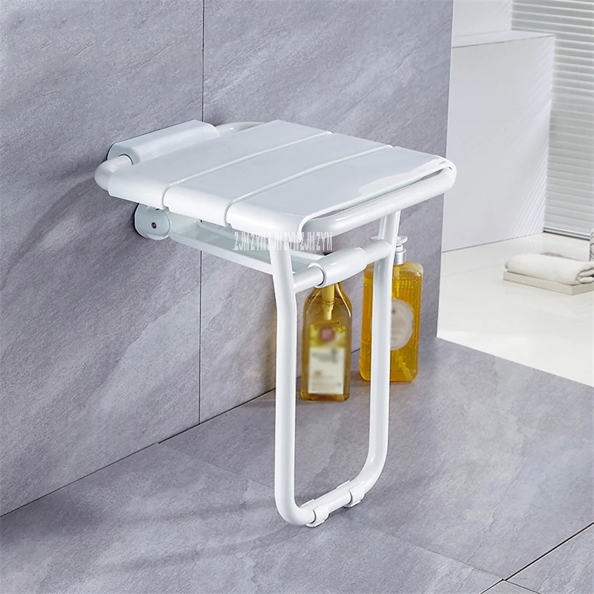 

8905 naścienny stołek łazienkowy ze stali nierdzewnej pcv z tworzywa sztucznego łazienka ściana składana ł prysznic F siwania