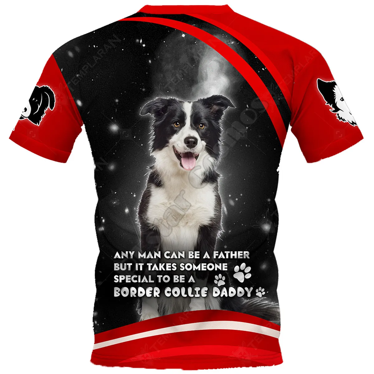 

Clothing for summer outing in 2021 Cute dog 3D printed clothing Off-white men's T-shirt Playful and casual Oversized T-shirt