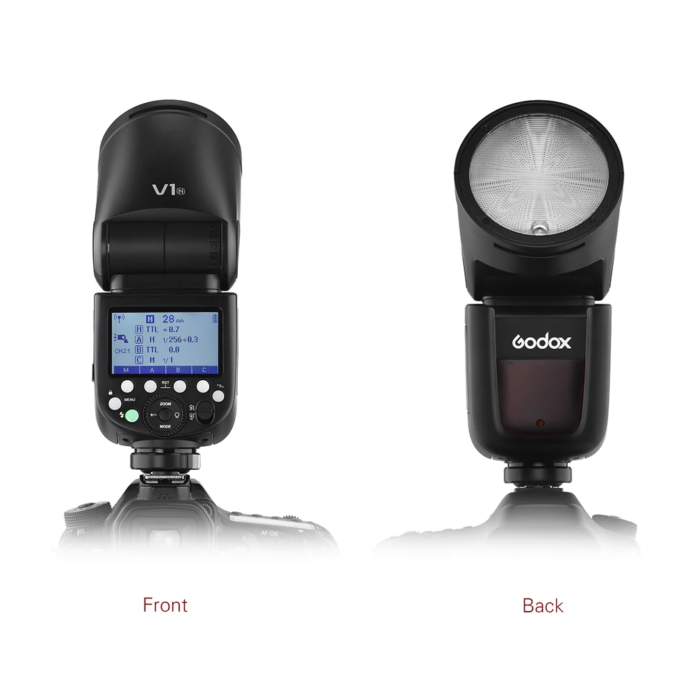 Профессиональная вспышка Godox V1N для камеры Speedlite + Беспроводная speedi-TTL с круглой