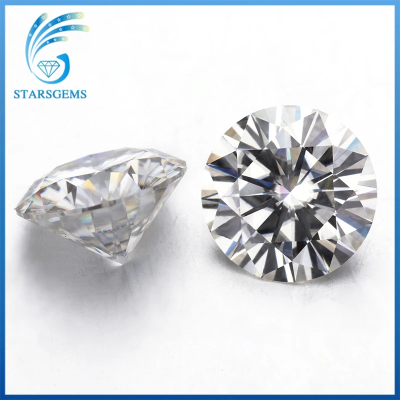 

Loose Moissanites Stone IJ color Round 6.5mm 1ct Brilliant cut Moissanites diamonds stone High Quality Gemstone