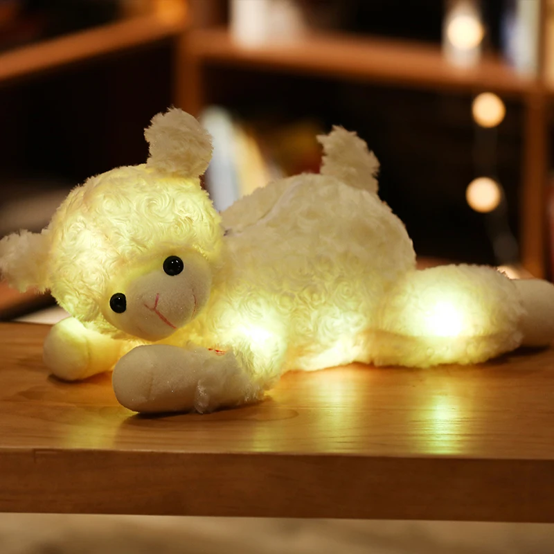

Creative Luminous Pillow Glowing Teddy Bear Plush Toys Colorful Stuffed Soft Animals Doll Led Light Toys Kawaii Toys for Girls