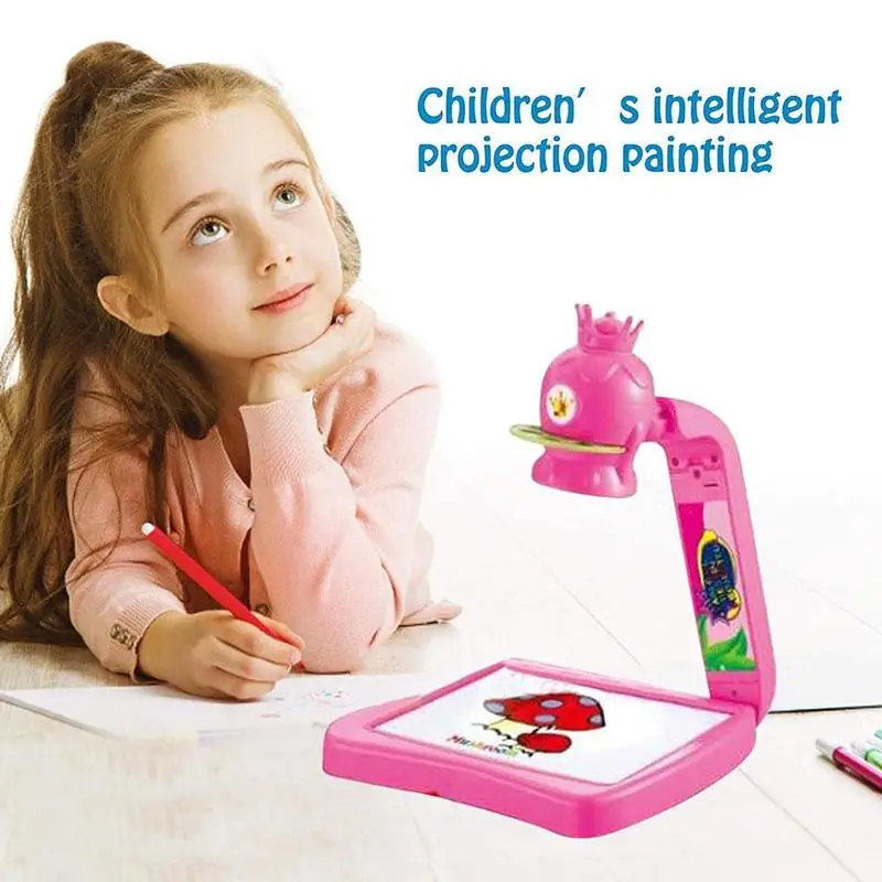 

Kinderen Led Projectie Art Schilderen Machine Tekening Tafel Leren Speelgoed Montessori Educatief Arts Projector Schilderen Bure