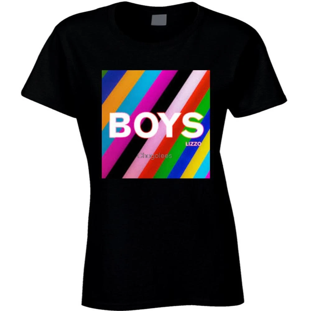 Boys Lizzo Female Hip Hop Rap Music T shirts Ladies Shirt |