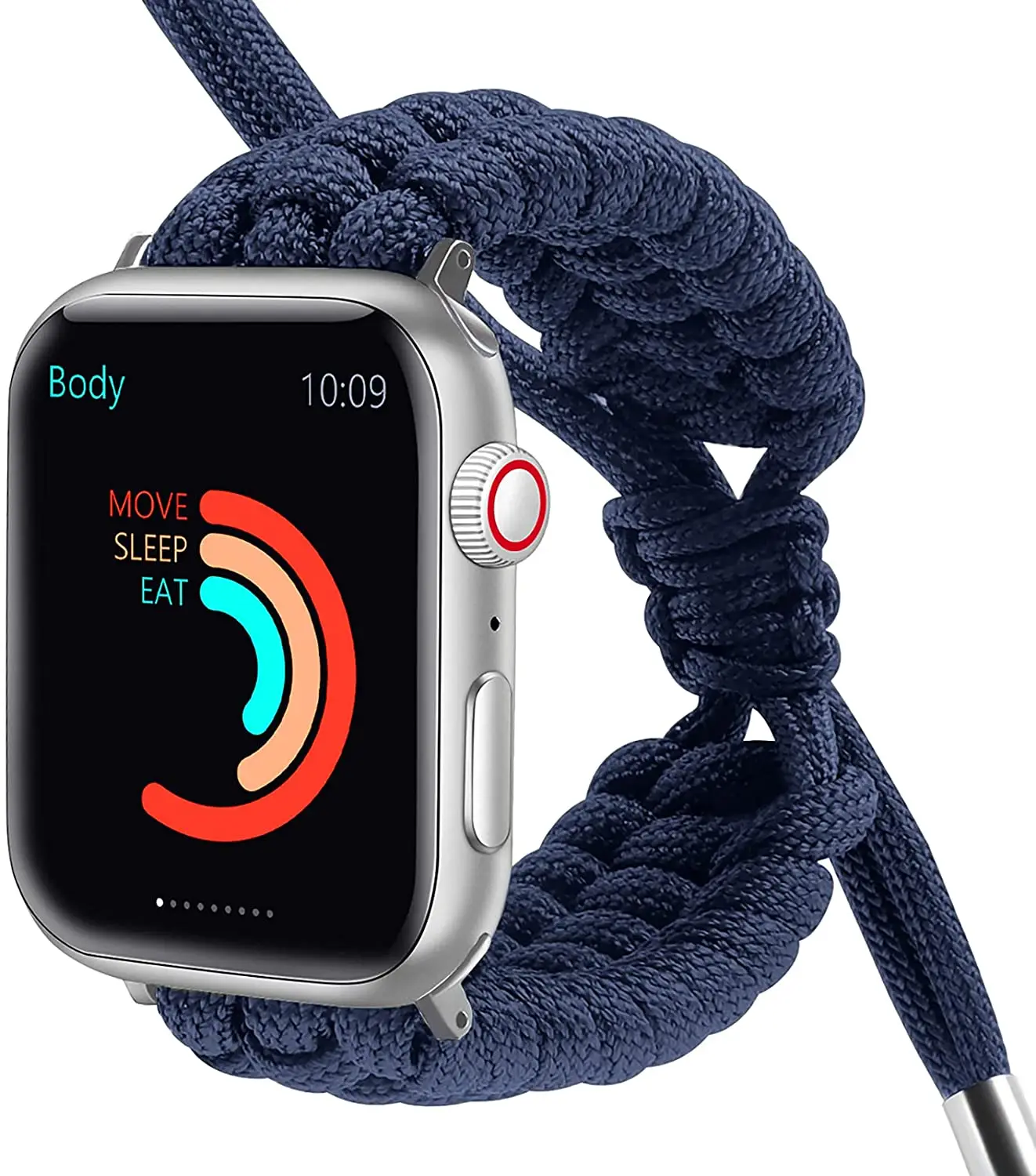 Nylon Braided For Apple Watch Band 38mm 40mm 41mm 42mm 44mm 45mm, Woven Replacement Strap for iwatch Series 6/5/4/3/2/1