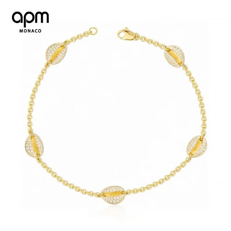 Ножной браслет в виде кофейных зерен 925 Чистое серебро микро инкрустированные