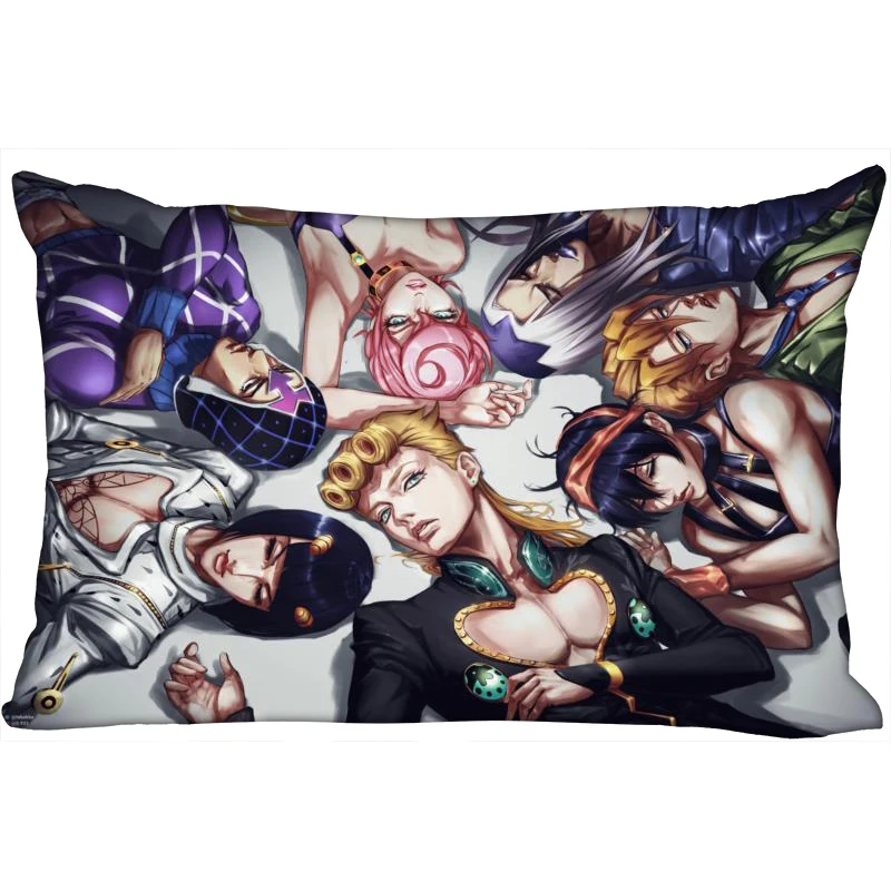 19 Необычные Приключения Jojo наволочка 45x35 см(одна сторона) Прямоугольник на молнии печать бросок свадебные декоративные наволочки - Цвет: 19