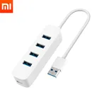 Новое прибытие оригинальный Xiaomi Мини разветвитель 4 порта USB 3,0 г высокая скорость передачи данных USB-C потребности во внешнем источнике питания Поддержка IOSAndroidWindows