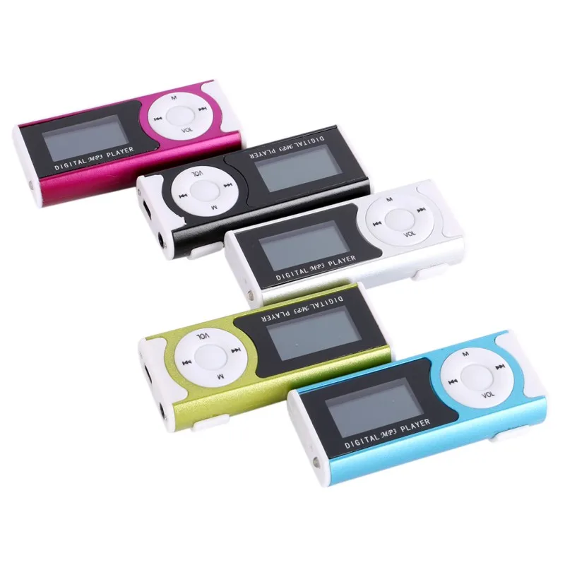 Портативный 1 3 USB мини клип ЖК-экран Mp3-Media плеер Поддержка 16 Гб Micro-sd TF карта |