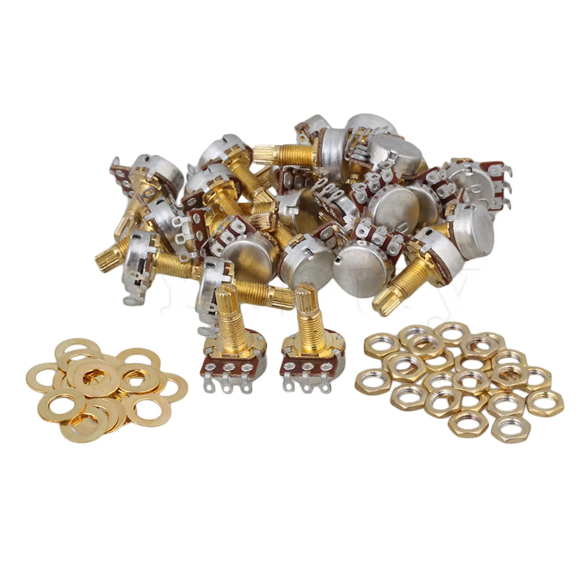 

50x Guitar Parts Small Electronic Volume Button B500K Replacement for Guitar