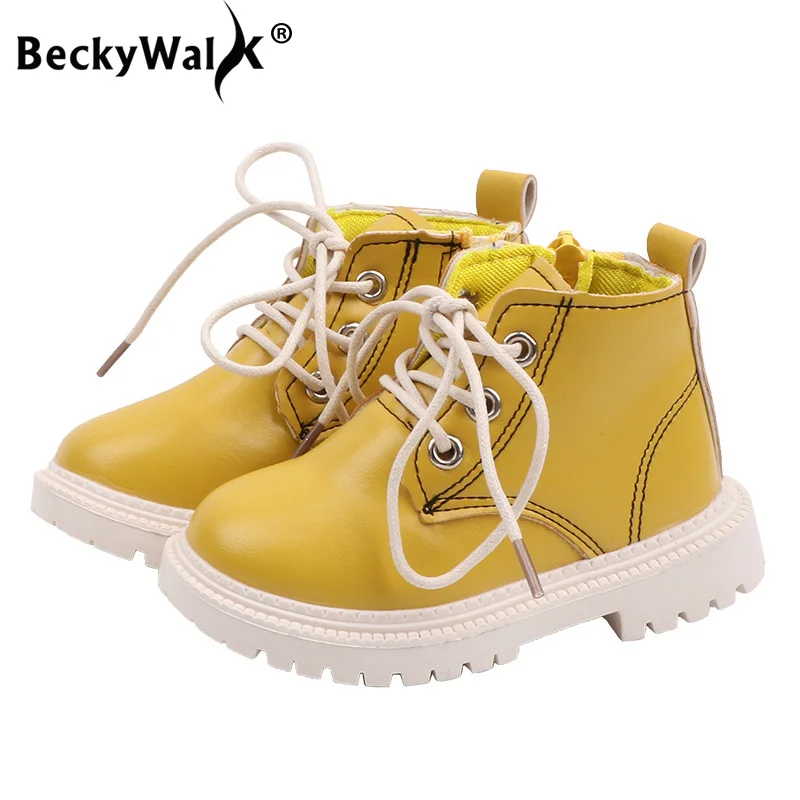 Детские ботинки новинка 2021 осенние Martin для девочек кроссовки из искусственной