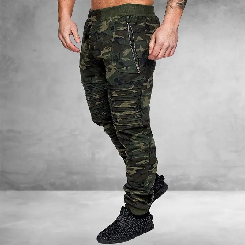 

2021 Autumn Casual Classic Men Jeans New Brand Fashion Camouflage Print Pocket Jeans Trousers Cool Jeans Men Joggers
