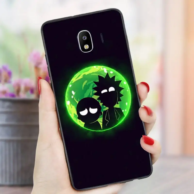 

Ricks Cute Mortys Phone Case For Xiaomi A1 9t pro A2 lite 10 MIX 2S MIX3 note10 pro Black Soft nax fundas cover