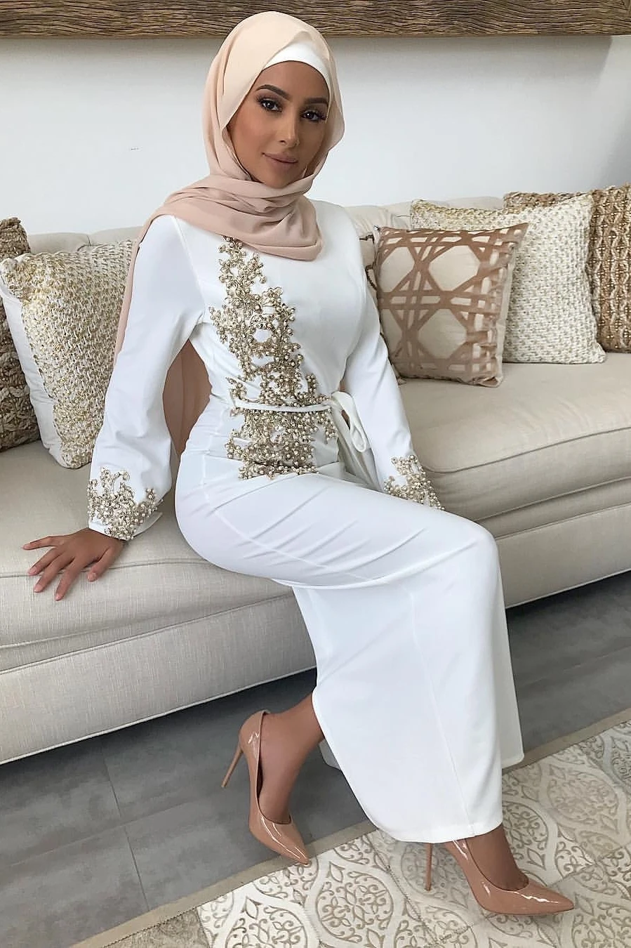 

Abaya Dubai Turkey Muslim Hijab Dress Kaftan American Islamic Clothing Abayas Dresses For Women Robe Musulman Femme Vestidos