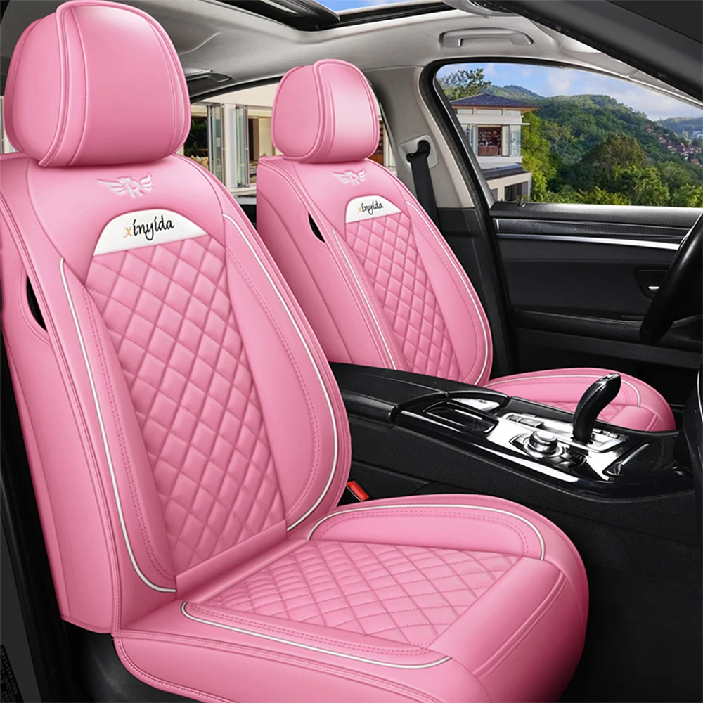 Universal Leather Car Seat Covers for Volkswagen VW touran Variant magotan JETTA passat polo golf touareg Interior Accessories