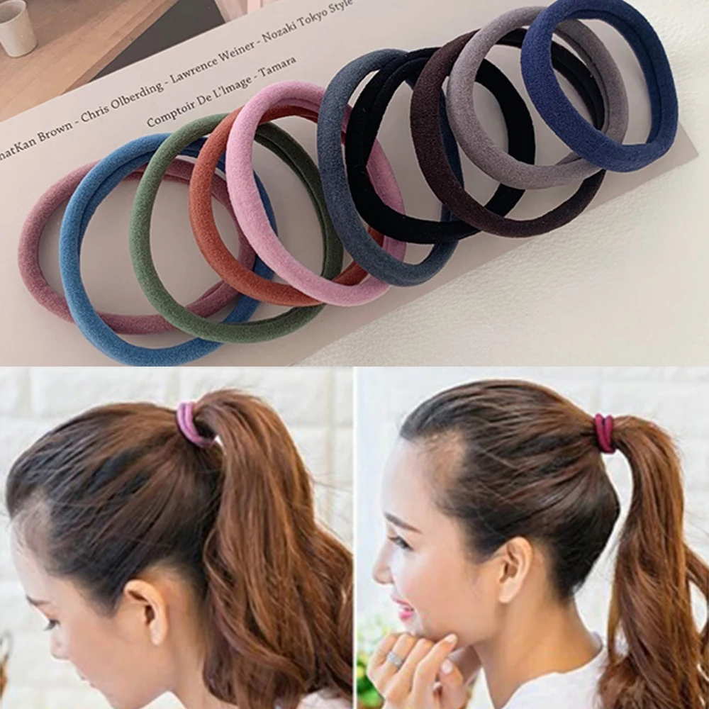 

10pcs/set High Elastic Hair Bands For Women Girls Hairband Ponytail Holder Rubber Scrunchies Hair Accessories